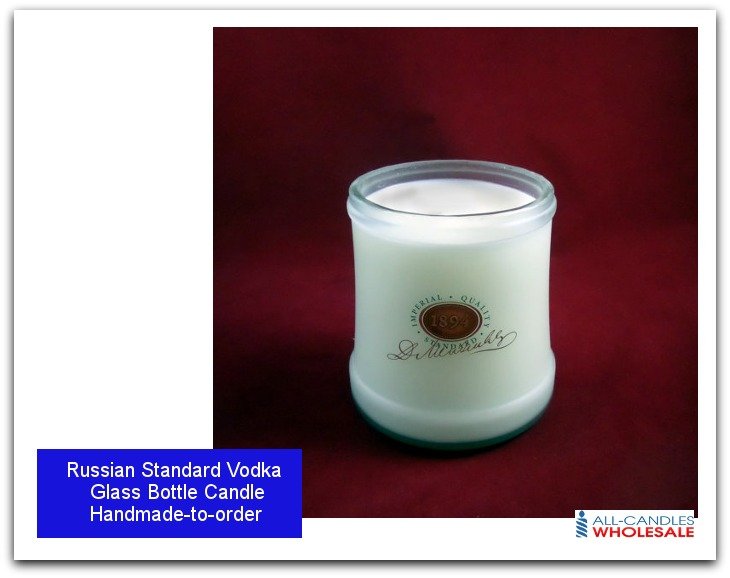 Personalised-Russian Standard Vodka Bottle Candle-featured