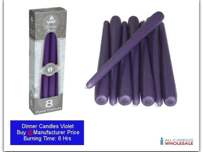 DINNER CANDLES Wholesale Candles and Online Store