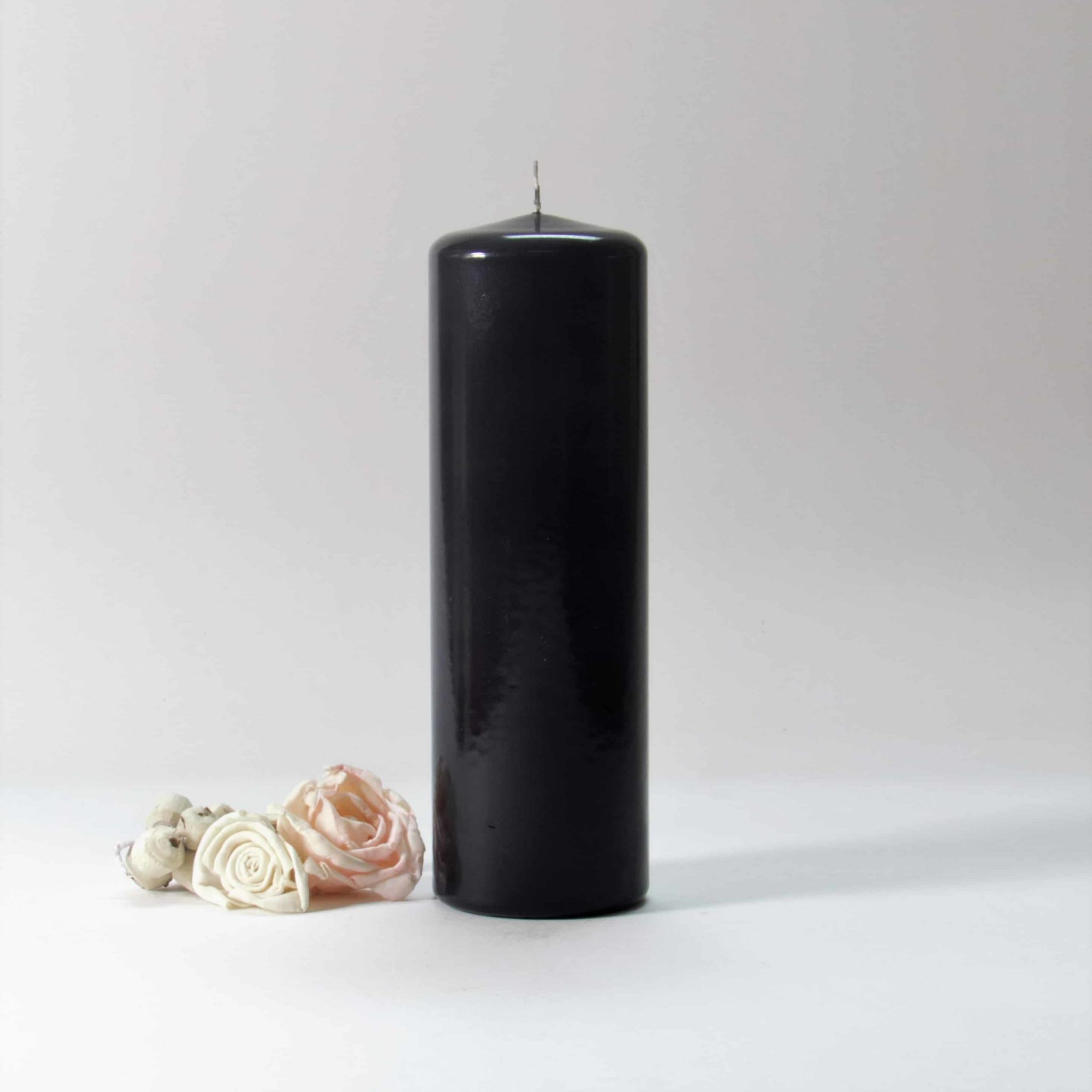 black candles, black pillar candles, black and white candles, black pillar candles bulk, wholesale black candles, black candles bulk,