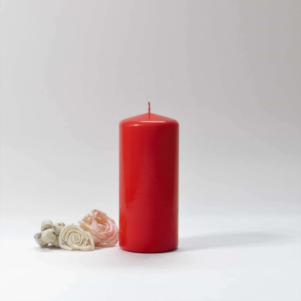 Buy Pillar Candles Red! Selection of Sizes £2.15