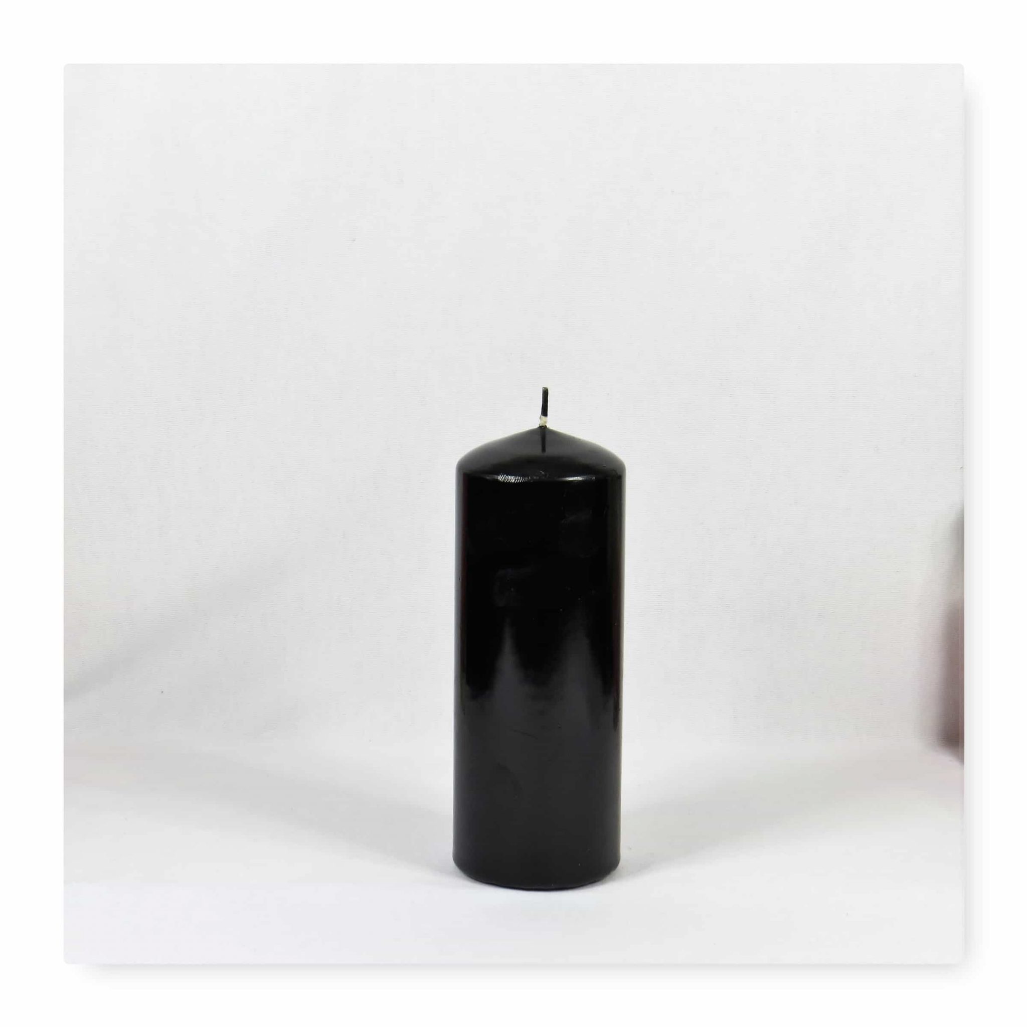 black candles, black pillar candles, black and white candles, black pillar candles bulk, wholesale black candles, black candles bulk