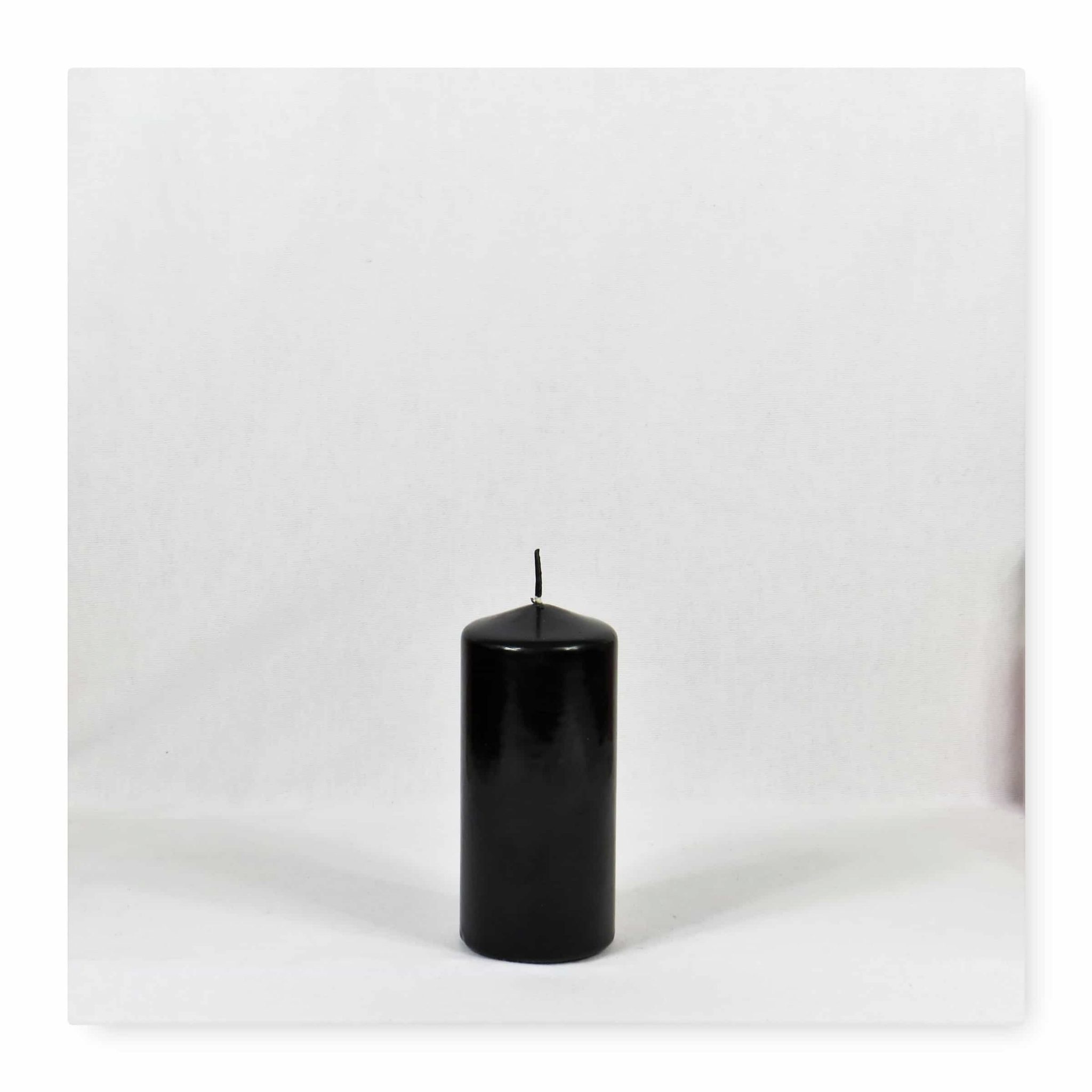 Black Pillar Candle black candles, black pillar candles, black and white candles, black pillar candles bulk, wholesale black candles, black candles bulk