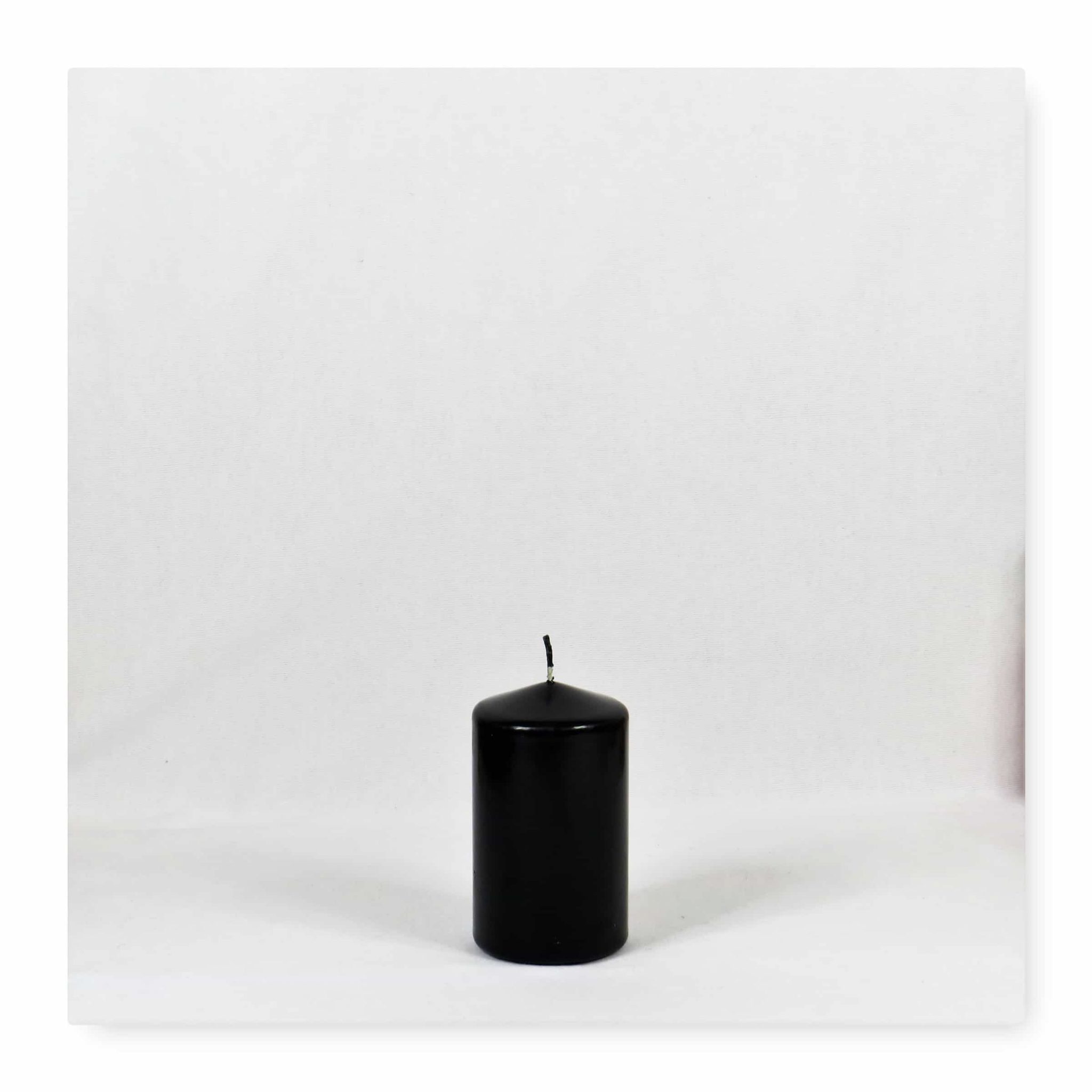 black candles, black pillar candles, black and white candles, black pillar candles bulk, wholesale black candles, black candles bulk