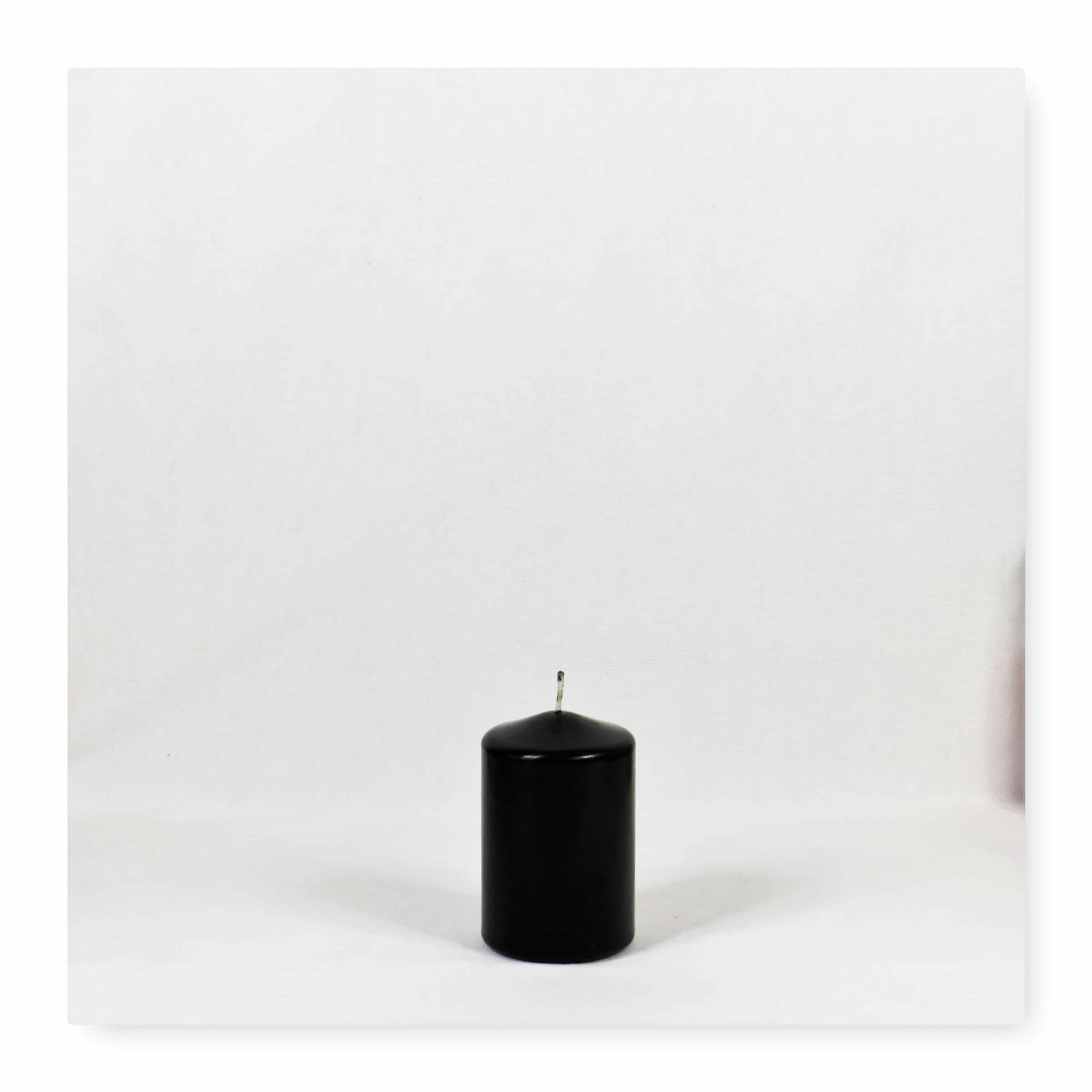 black candles, black pillar candles, black and white candles, black pillar candles bulk, wholesale black candles, black candles bulk