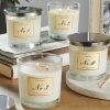 scented candles, candle in glass, luxury candles,