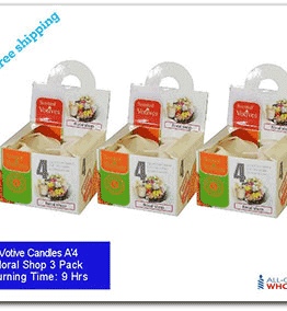Scented Votive Candles A’4-Floral Shop