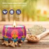 Set of 4 Natural Soy Wax Portable Travel Tin Scented Candles