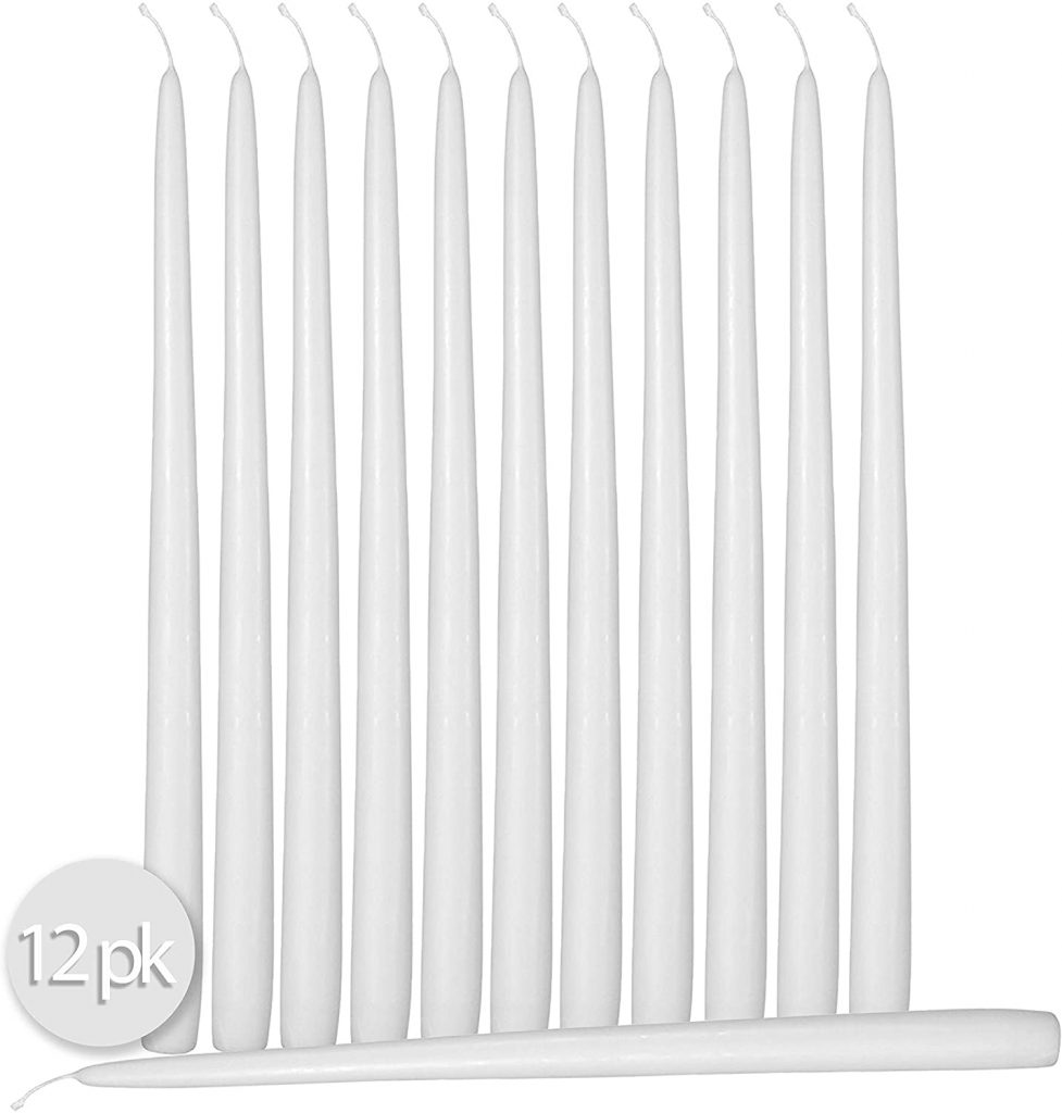 White Dinner Candles Candles Wholesale and Online Store