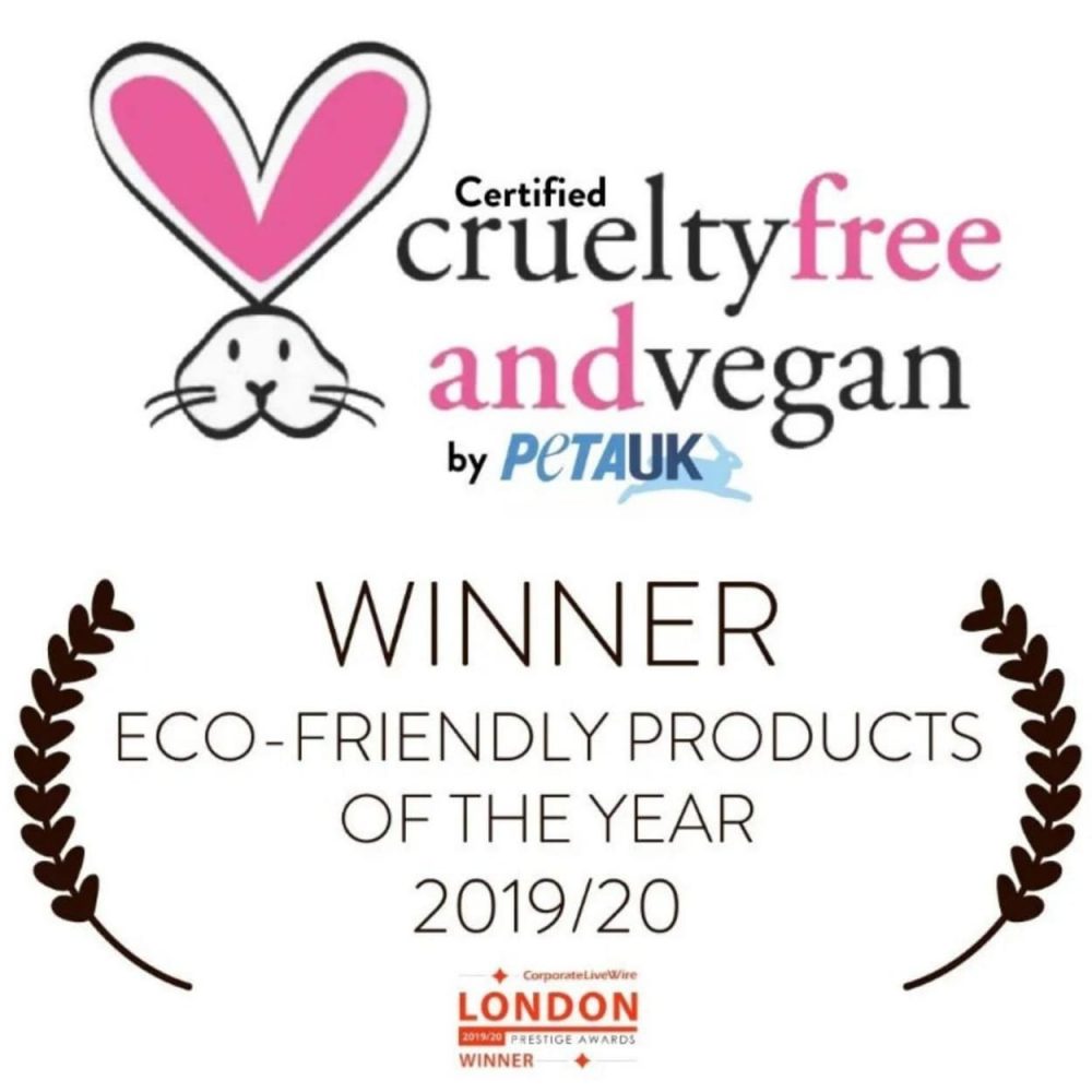 certified cruelty free and Vegan by PETA UK Eco friendly products of the Year 2019 20 Twoodle Co natural home scents 1500x1500 1250x1250 min