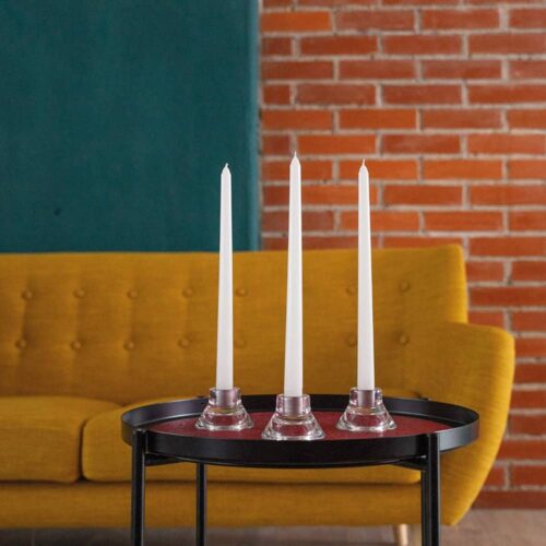 10 inch Taper Candles Set of 100! Dripless Taper Candles