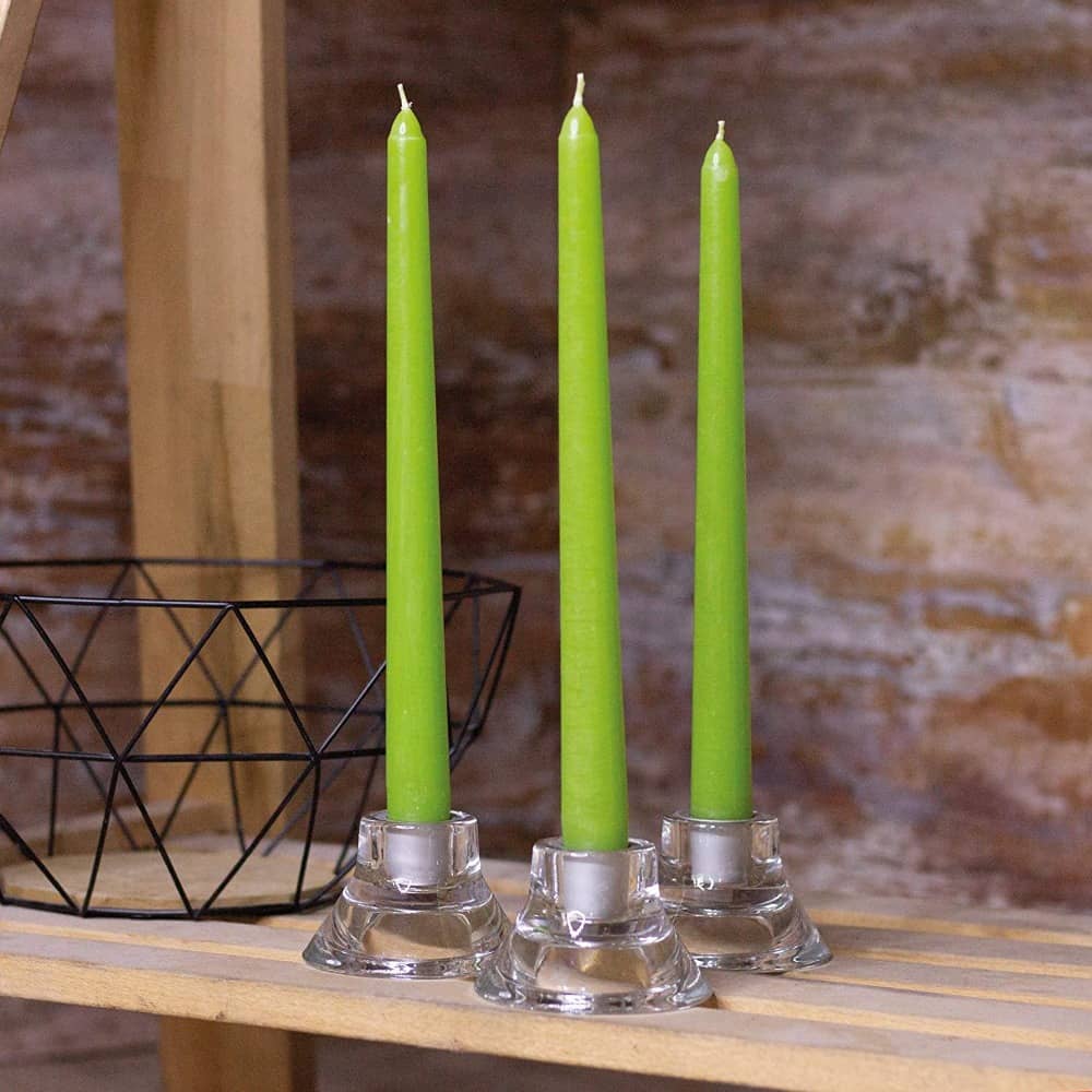 Taper Candles Set of 12 Dripless and Smokeless Table Candles