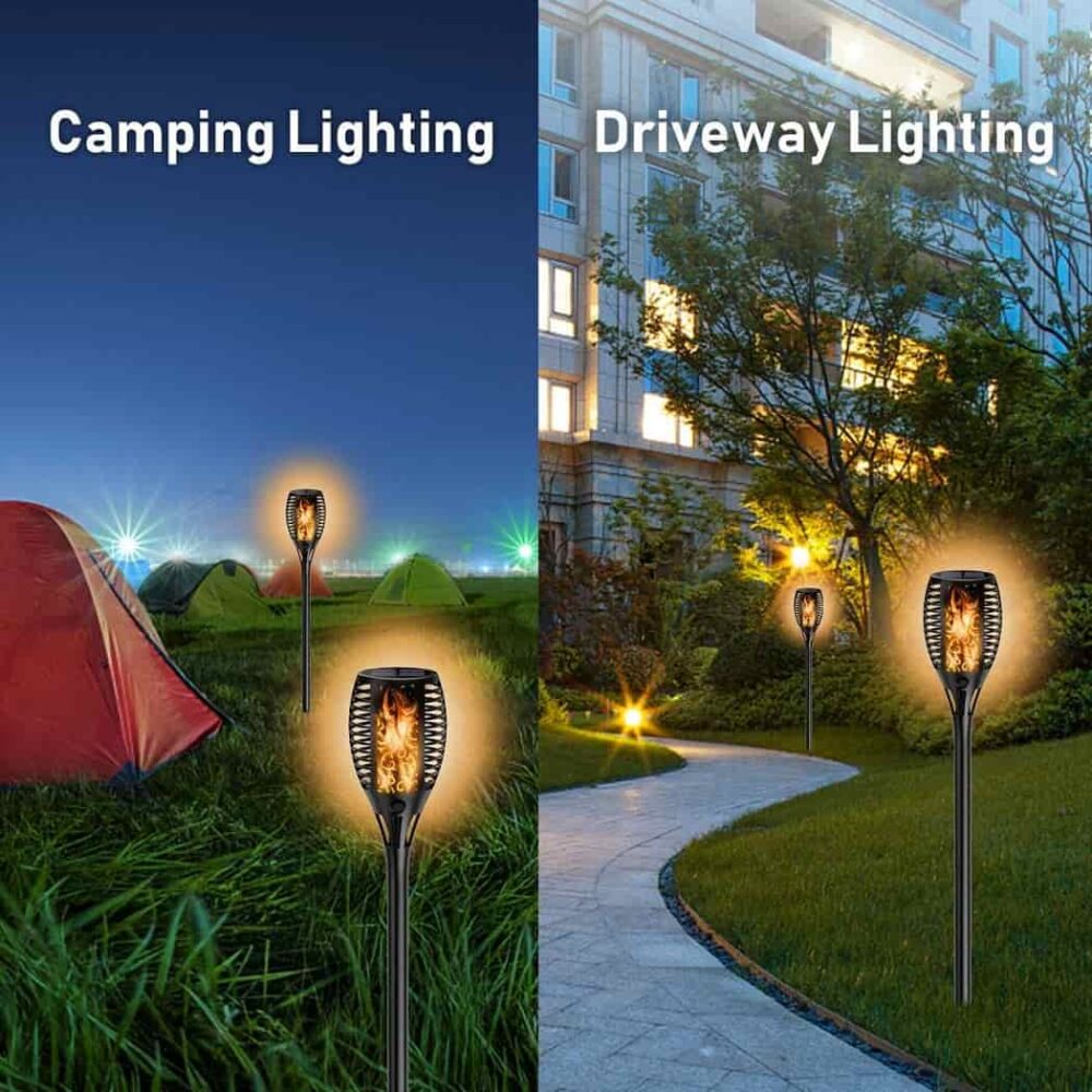 solar torch lights,