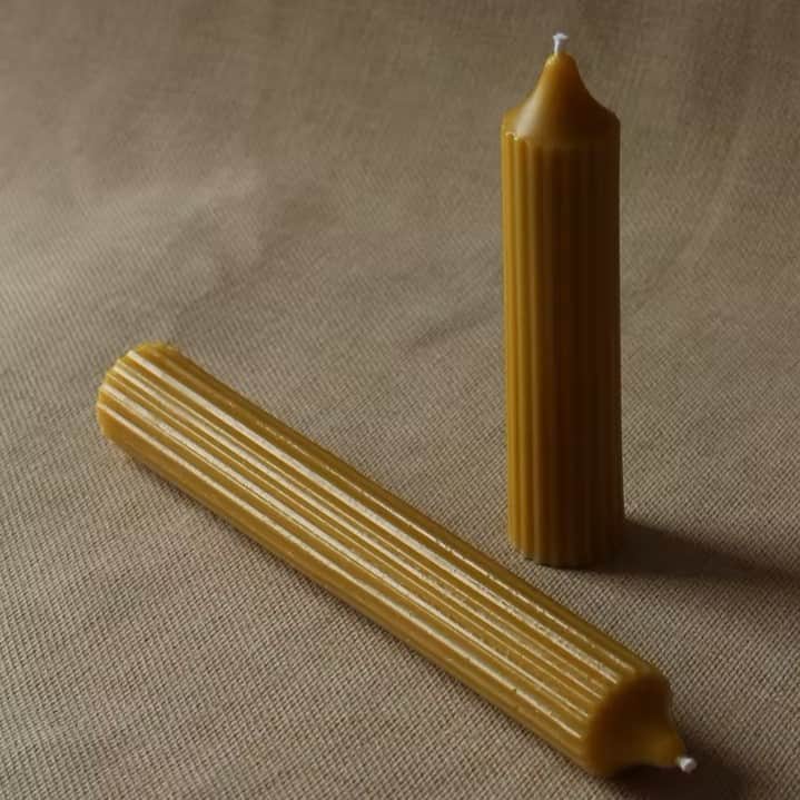 beeswax candles,